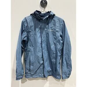 Columbia Men's Blue Rain Jacket Size Small